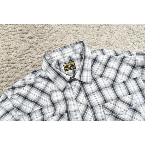 Wyoming Traders Men's 3XL Multicolor Cotton Shirt western Pearl Snap - Picture 7 of 8